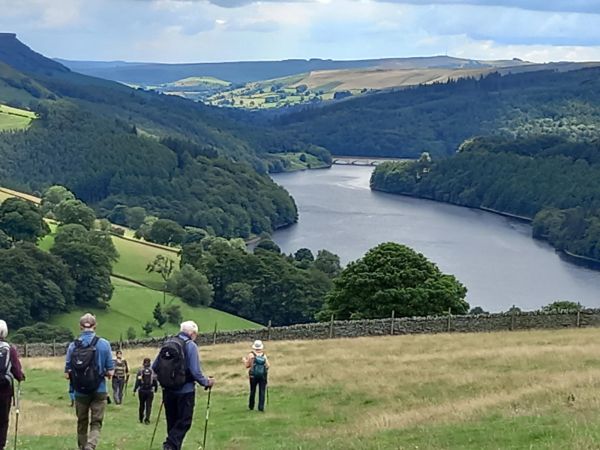 Ladybower reservoir from Crook Hill